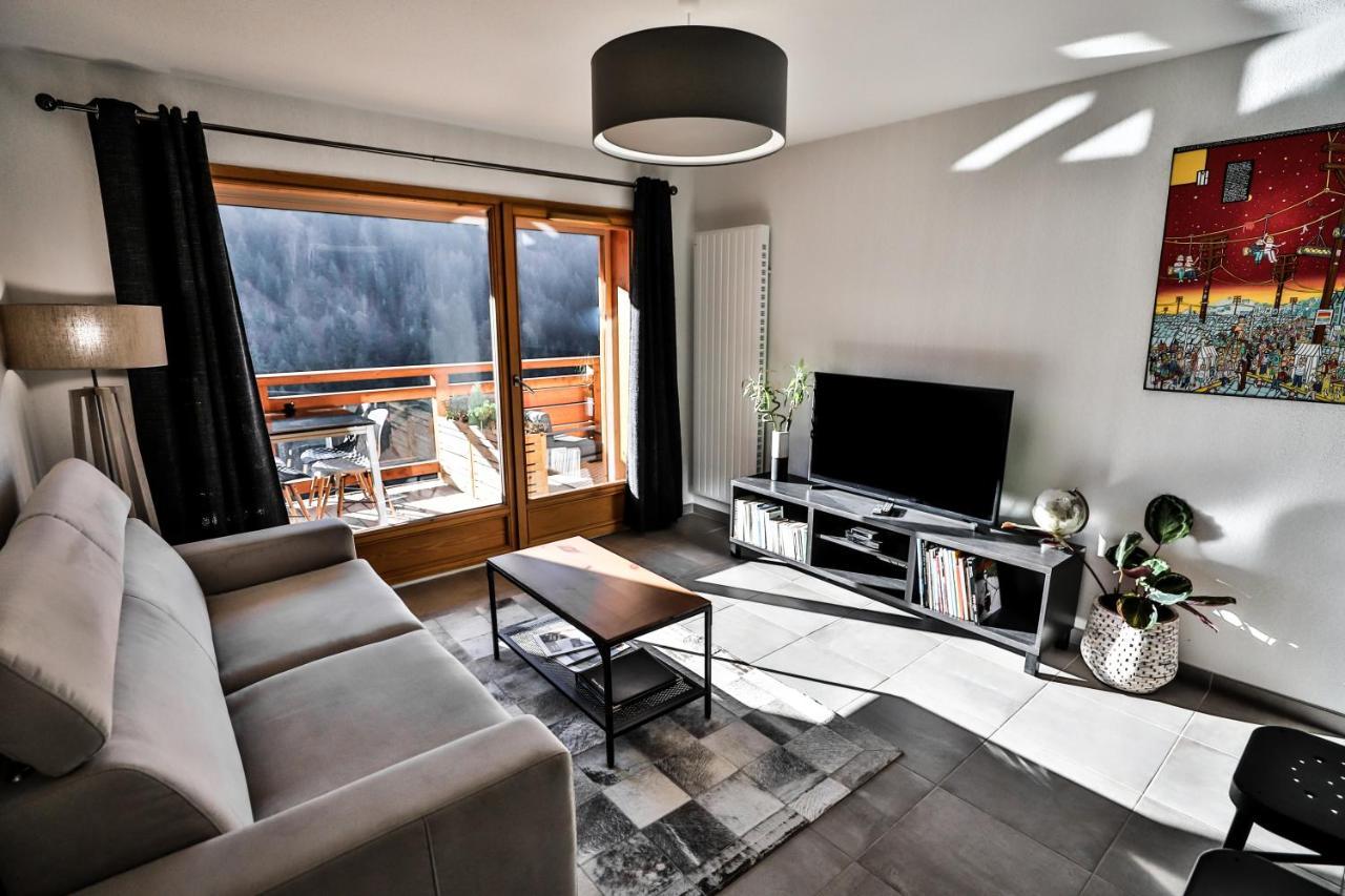 Appt Primeveres - Centre Village, Vue Montagne - Aravistour Saint-Jean-de-Sixt Exterior photo